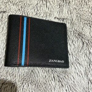 Black and Blue card holder with Sleek Design by JIANGBAO.